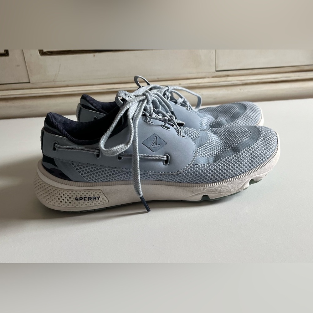Women’s SPERRY Boat Water Walk Shoes light blue-8.5 Seas Collection Lightweight